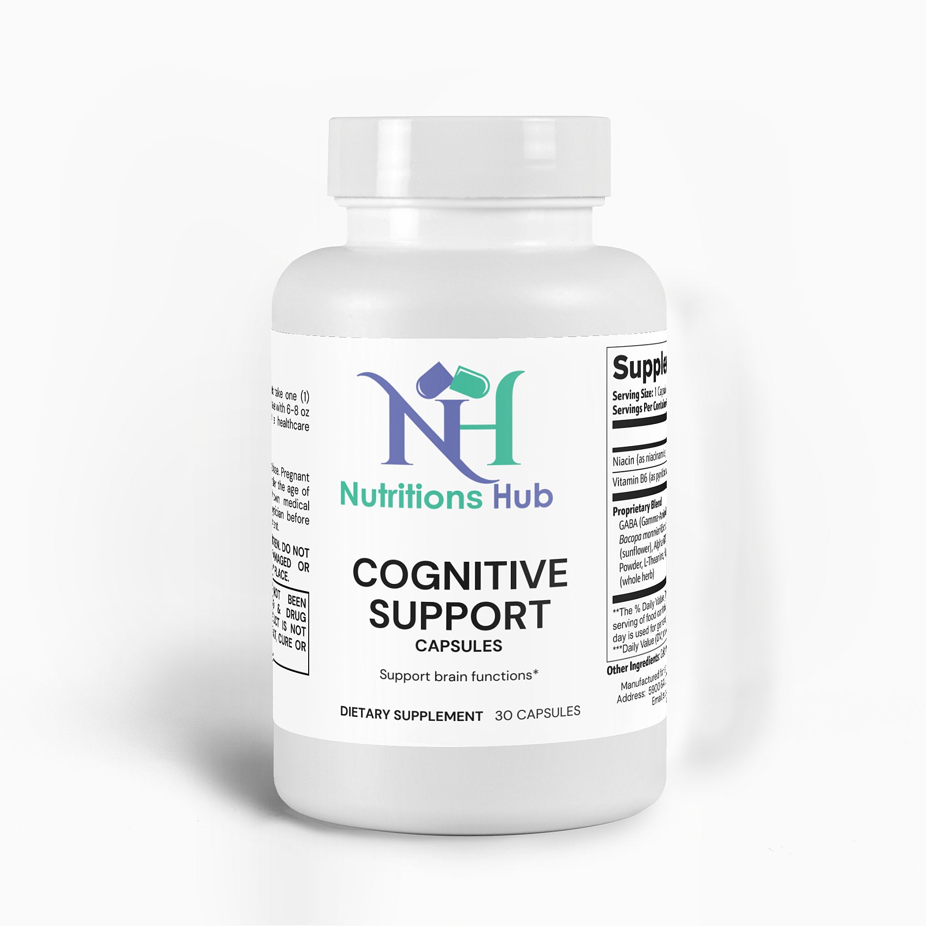Natural brain health supplement for focus and clarity.