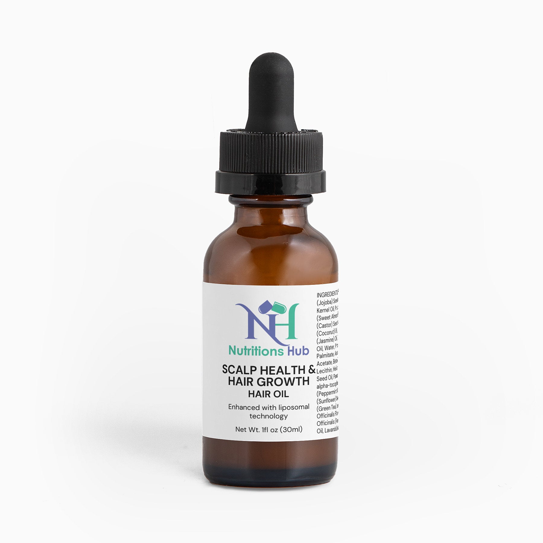 Organic hair growth oil for thick, luscious hair - nourish your scalp and promote hair growth.