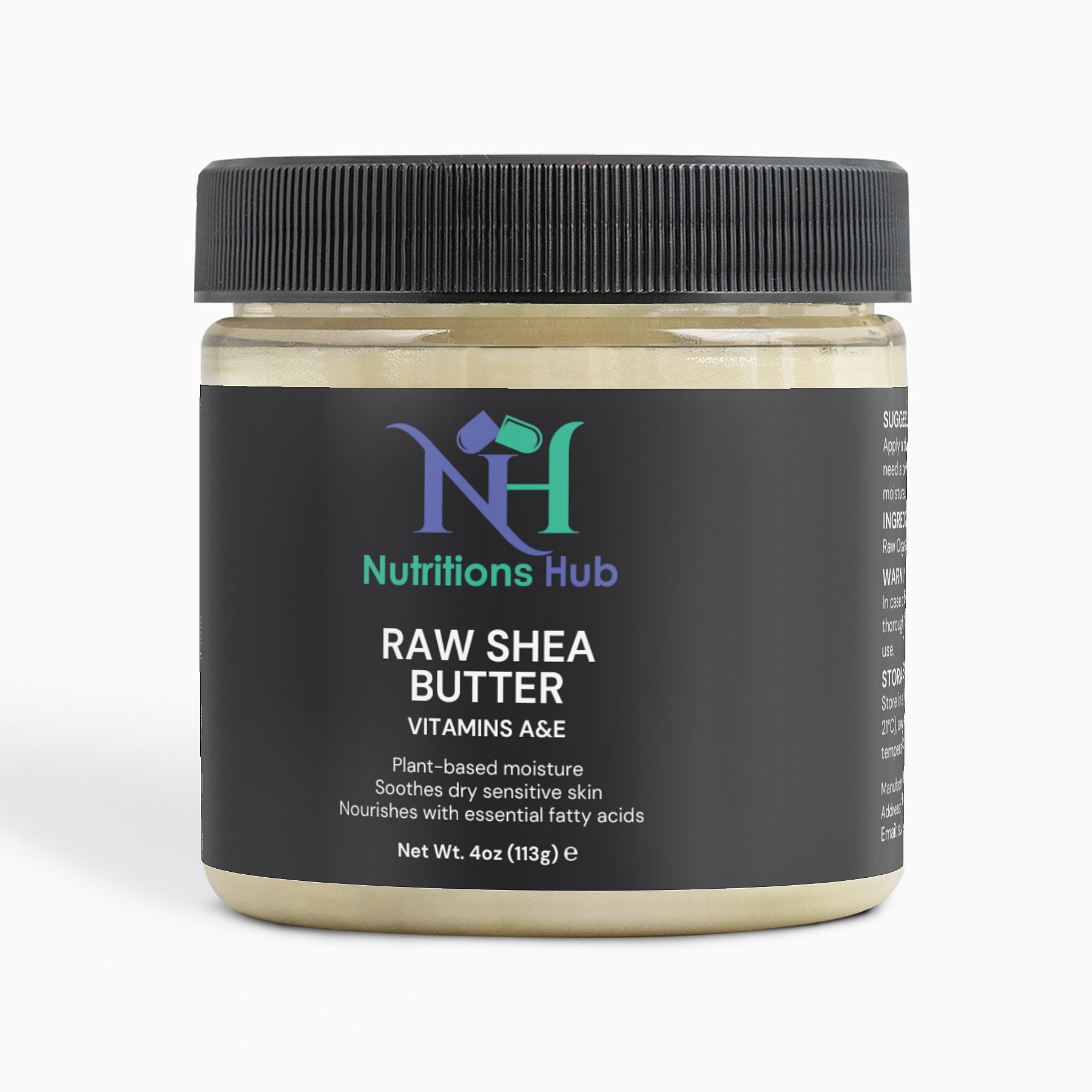 Pure raw shea butter in its natural state