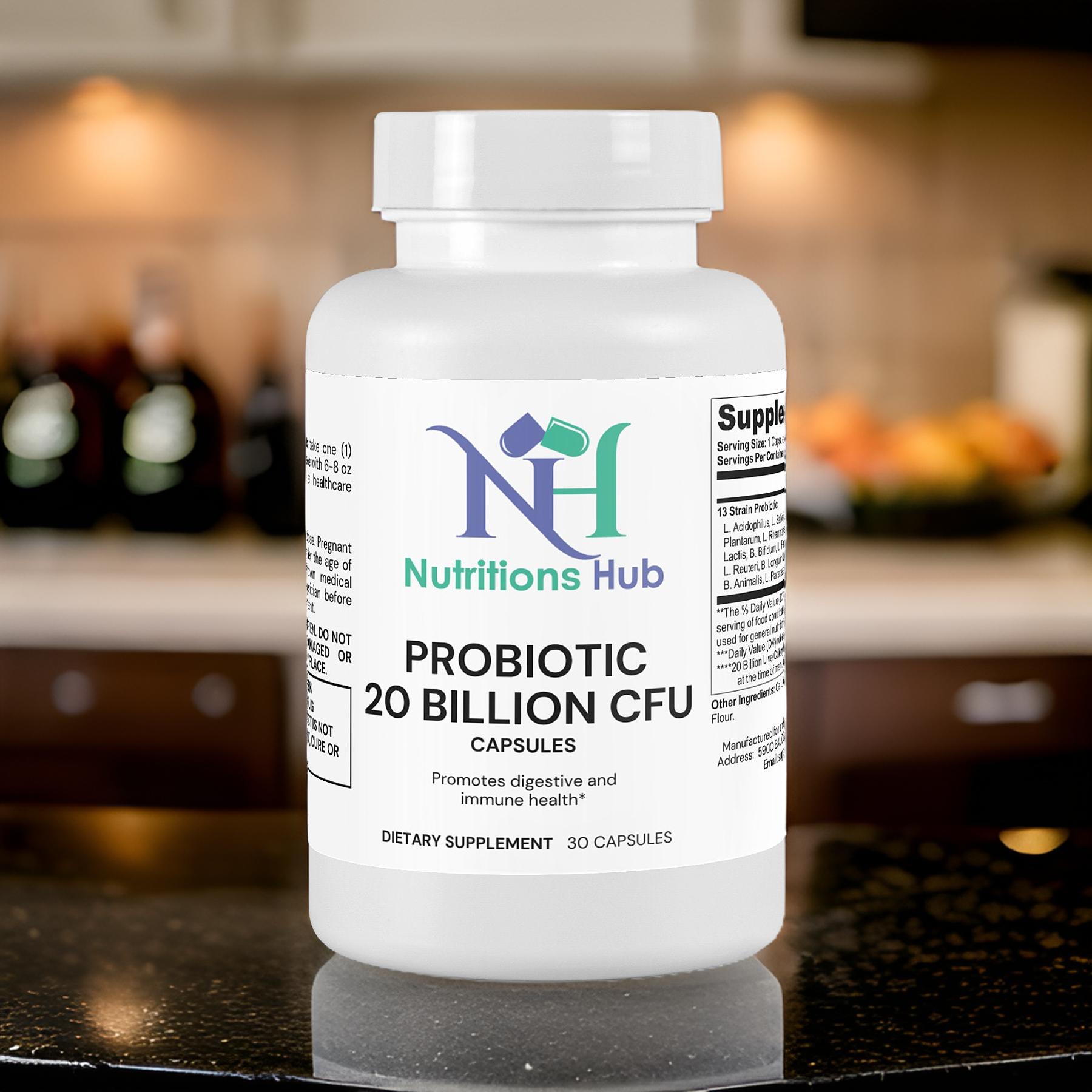 A Potent 20 Billion Probiotic Supplement