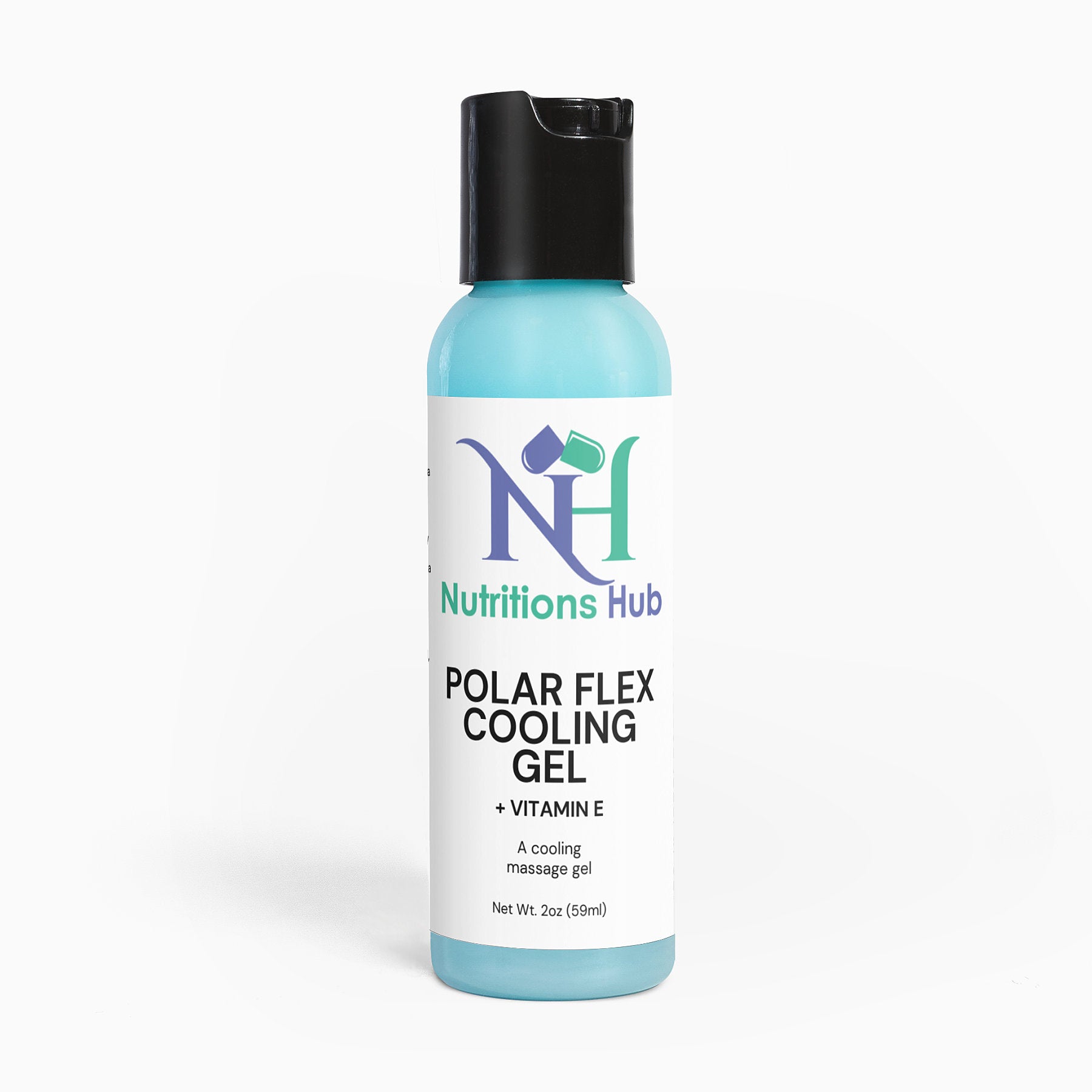 Graph showing temperature reduction with Polar Flex Cooling Gel