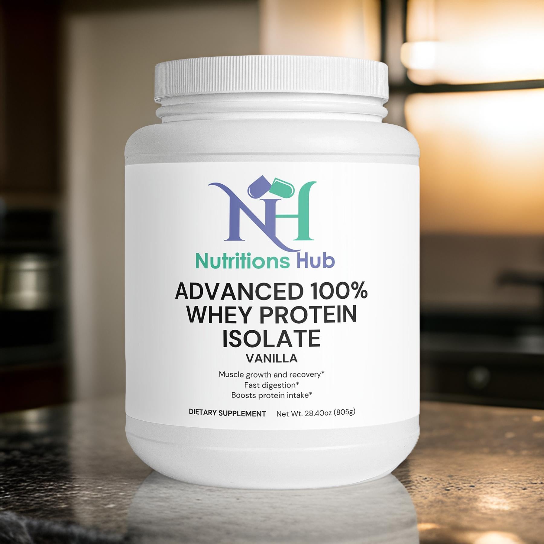 Advanced Whey Protein Isolate Vanilla - Pure Muscle Gain