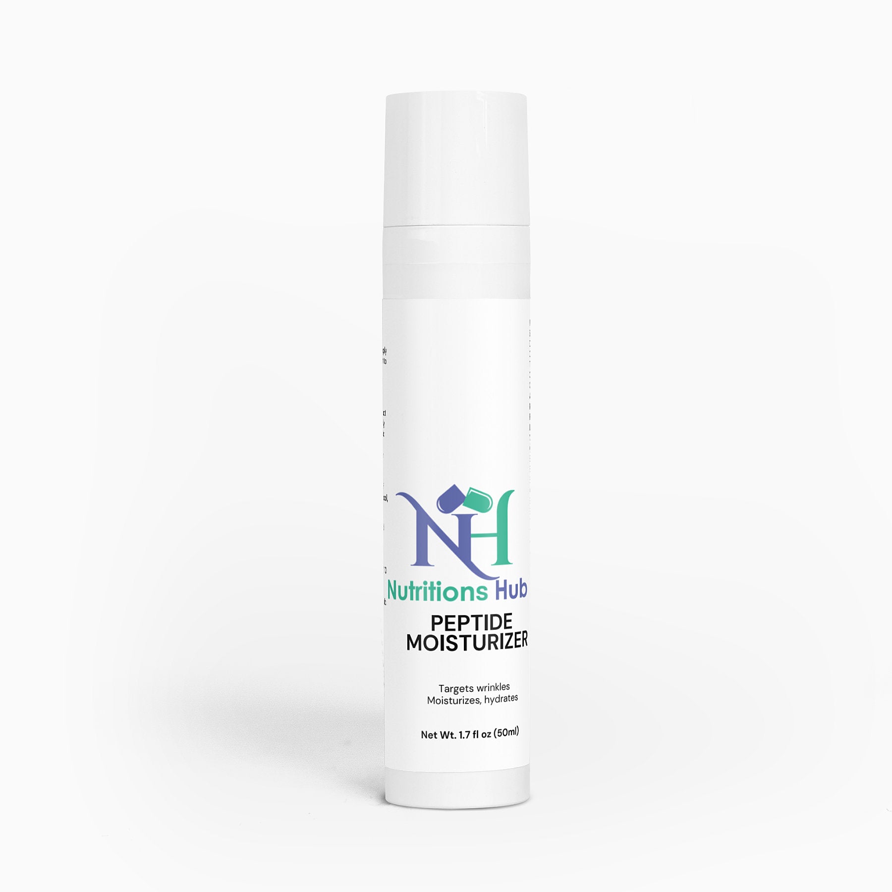 Organic peptide moisturizer enriched with vitamins and antioxidants