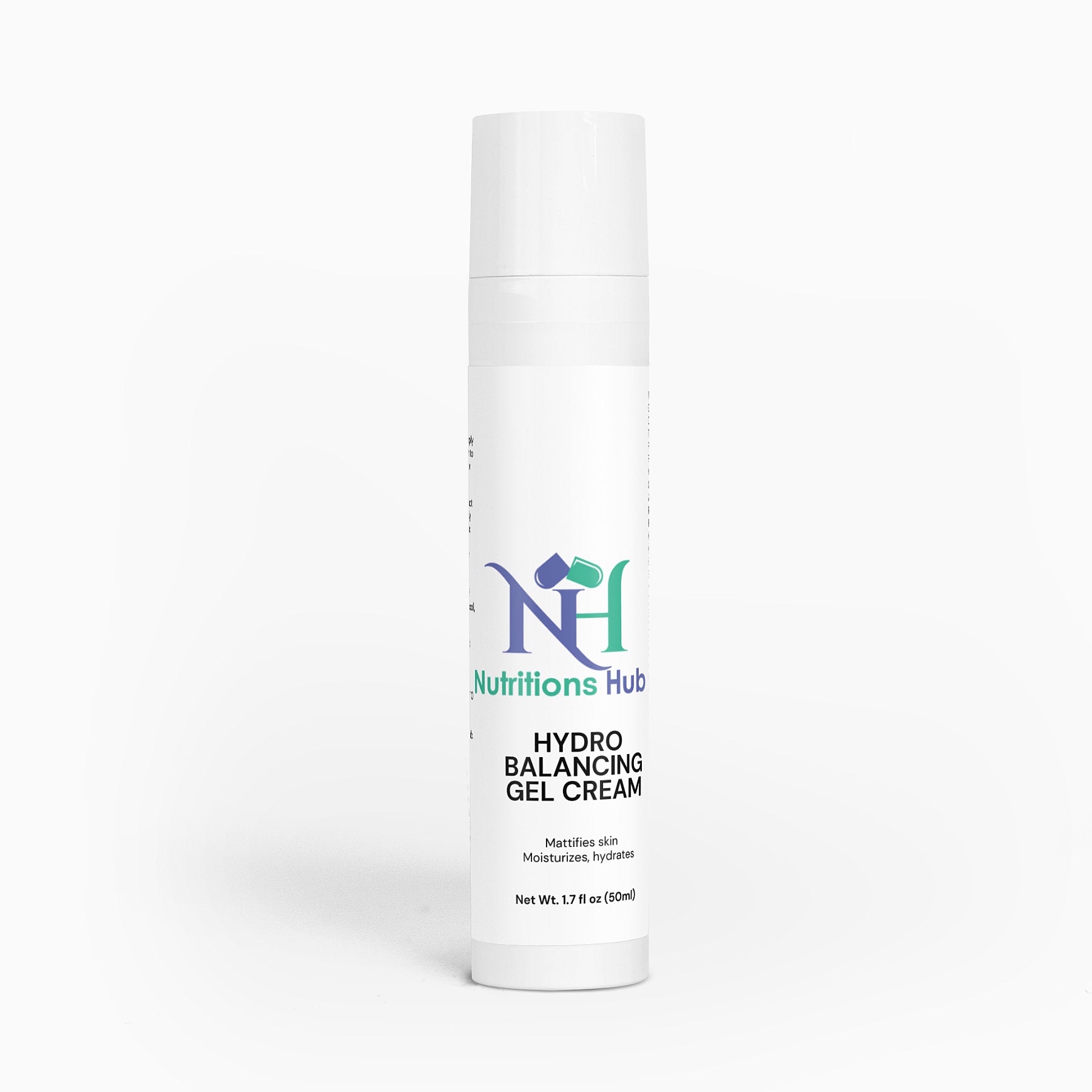 Hydrating gel-cream for sensitive skin with natural ingredients, ideal for daily use