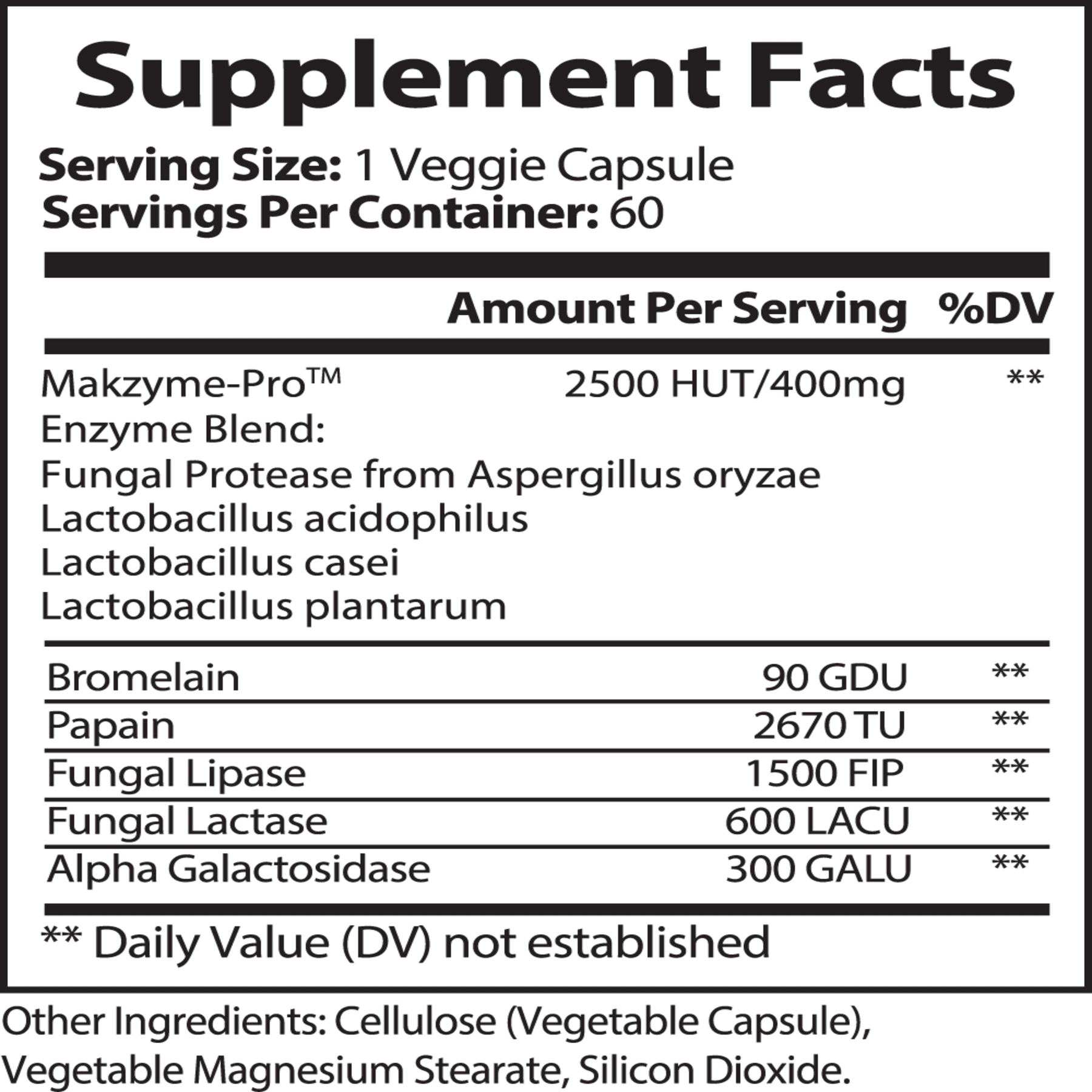 Digestive Enzyme Pro Blend For Healthy Digestion