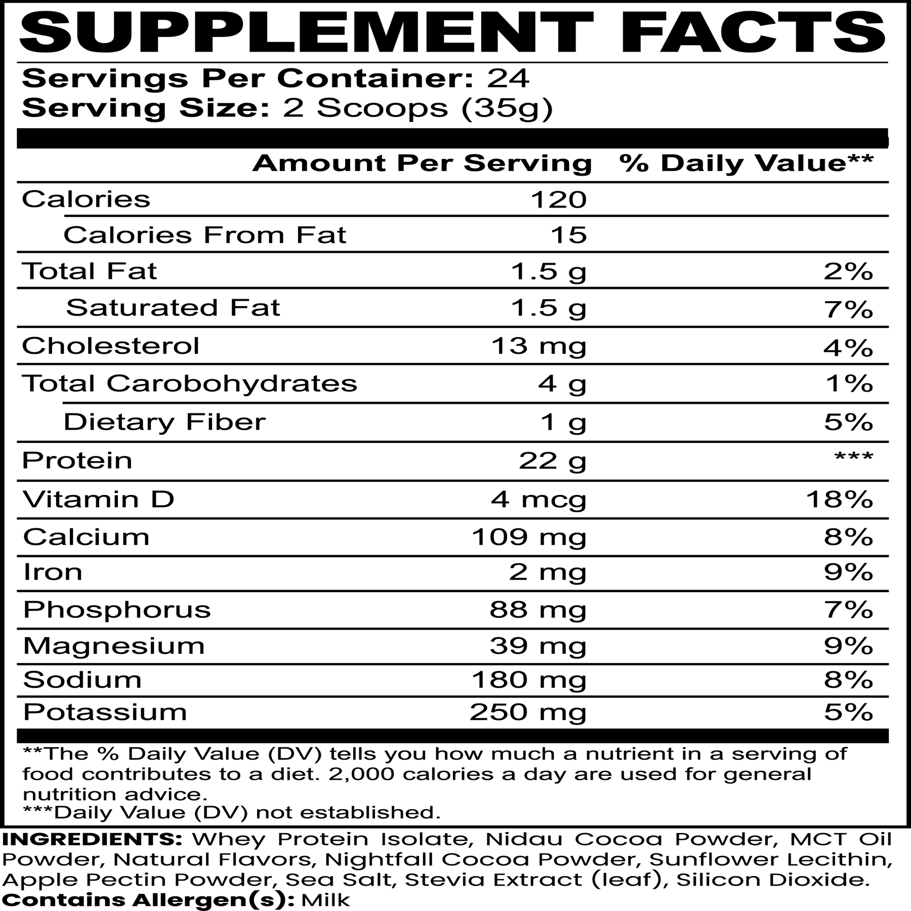 Advanced Whey Protein Isolate Chocolate - Pure Muscle Growth