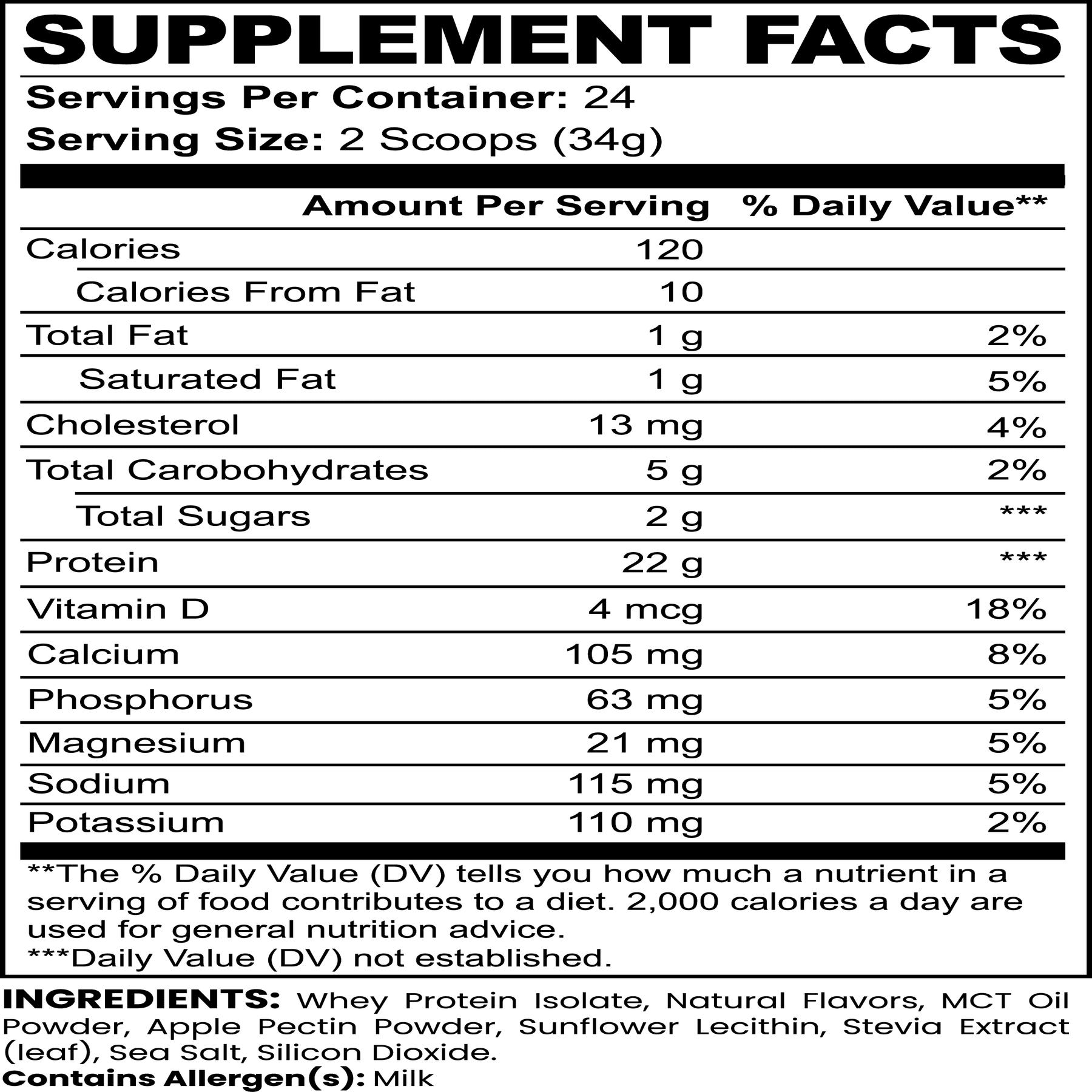 Advanced Whey Protein Isolate Vanilla - Pure Muscle Gain