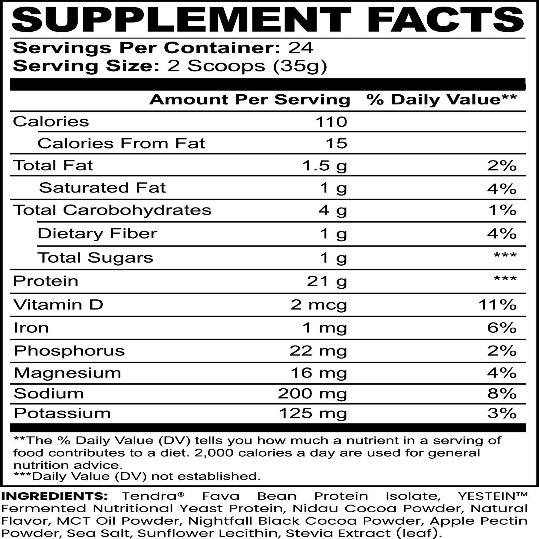 Chocolate Plant Protein Powder - Vegan, Organic, High Protein