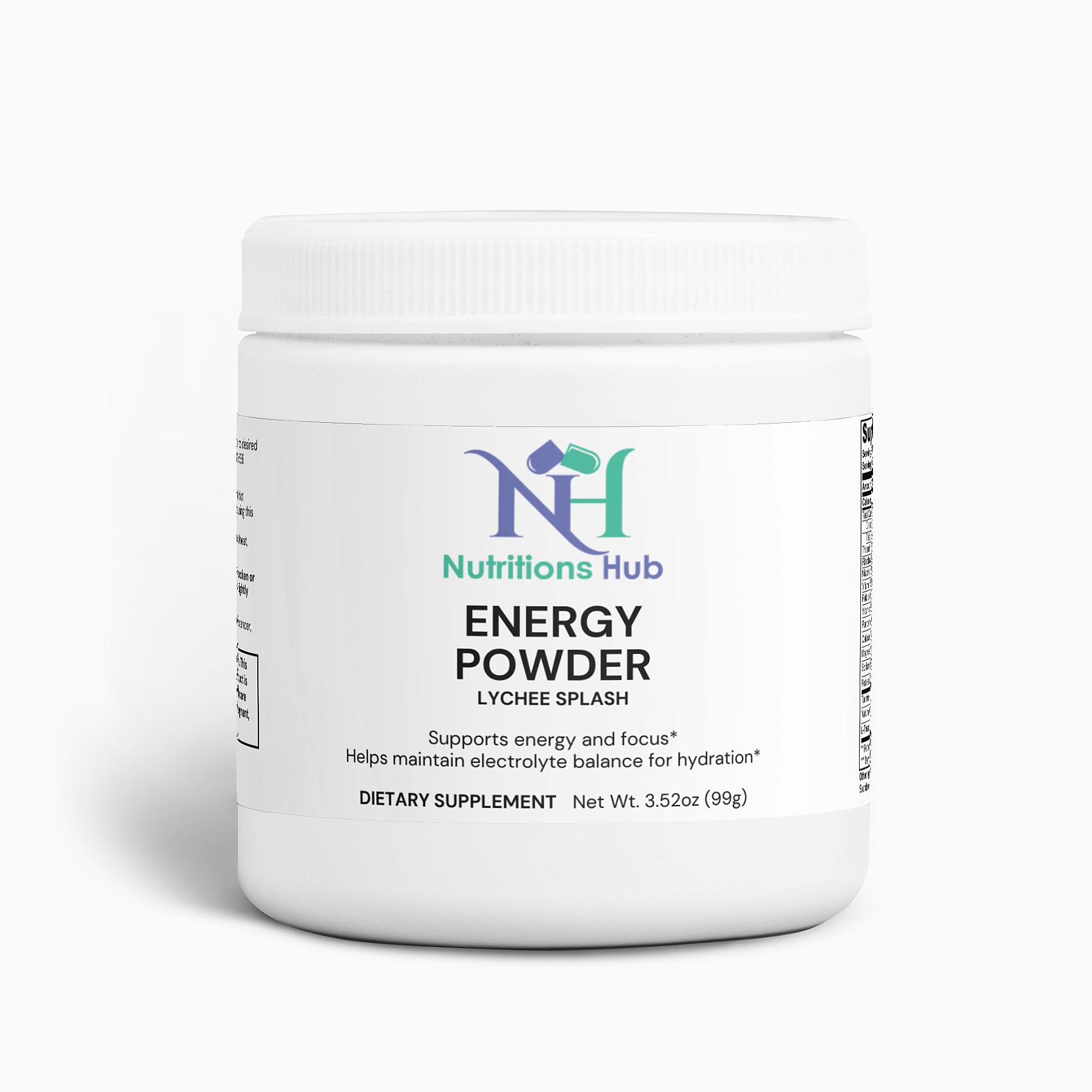 Lychee Splash Energy Powder - Natural Energy Boost