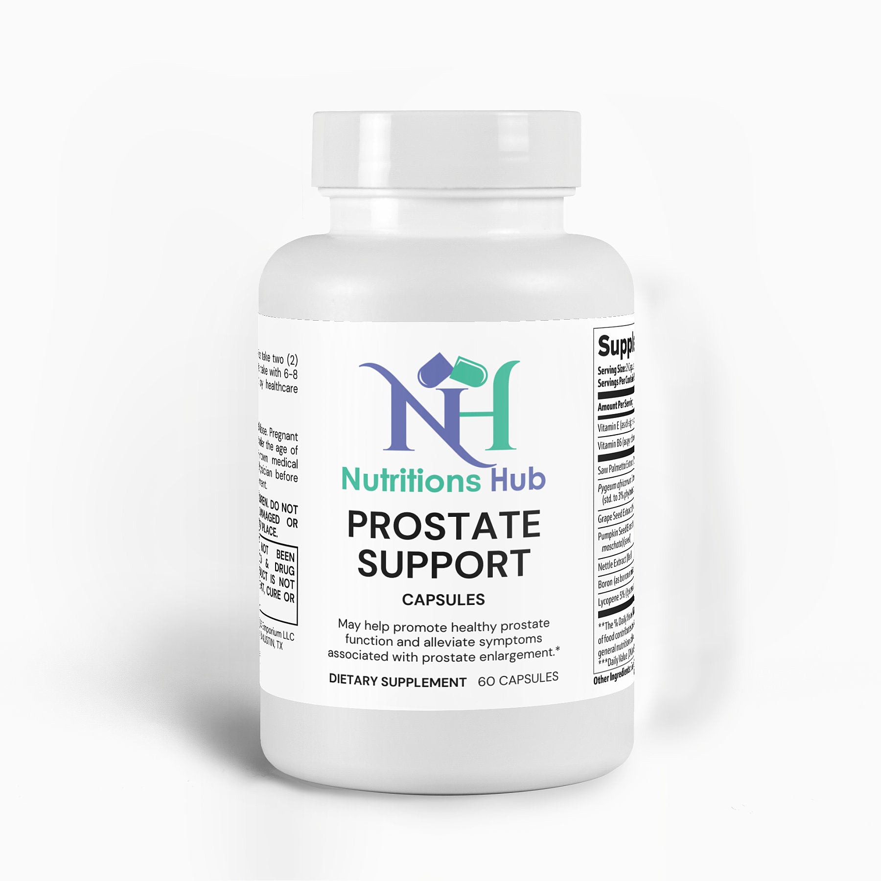 Natural prostate support supplements, prostate health pills, herbal prostate care