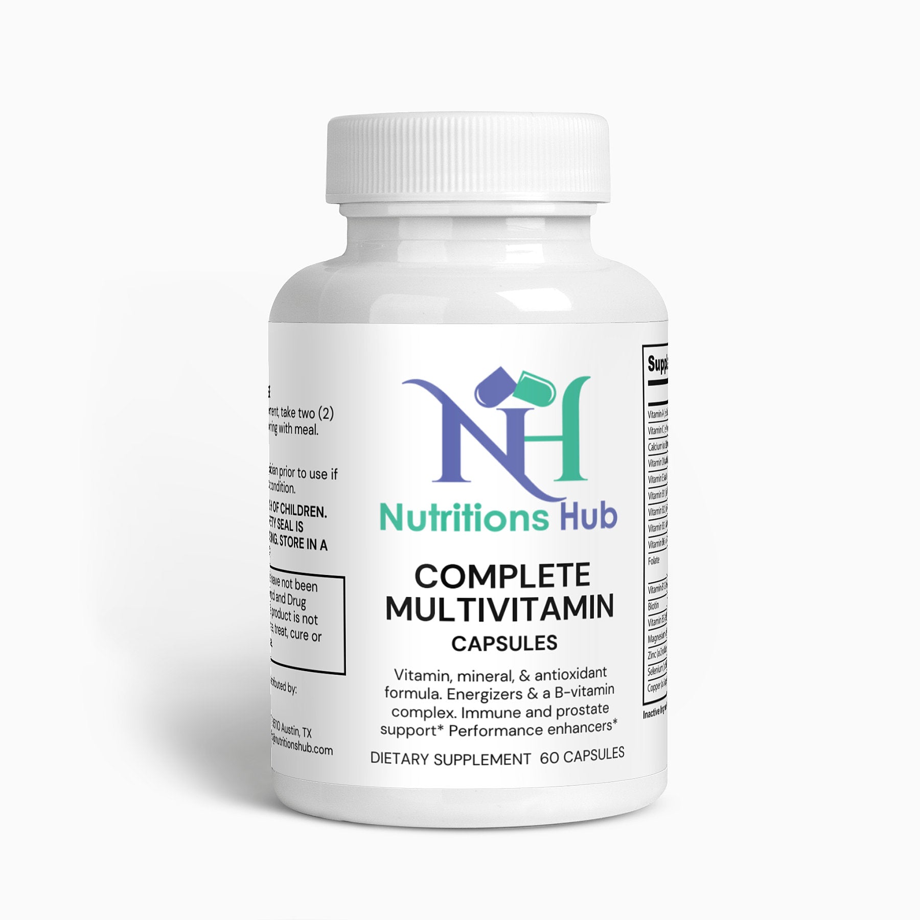 Complete multivitamin supplement for overall health and wellness