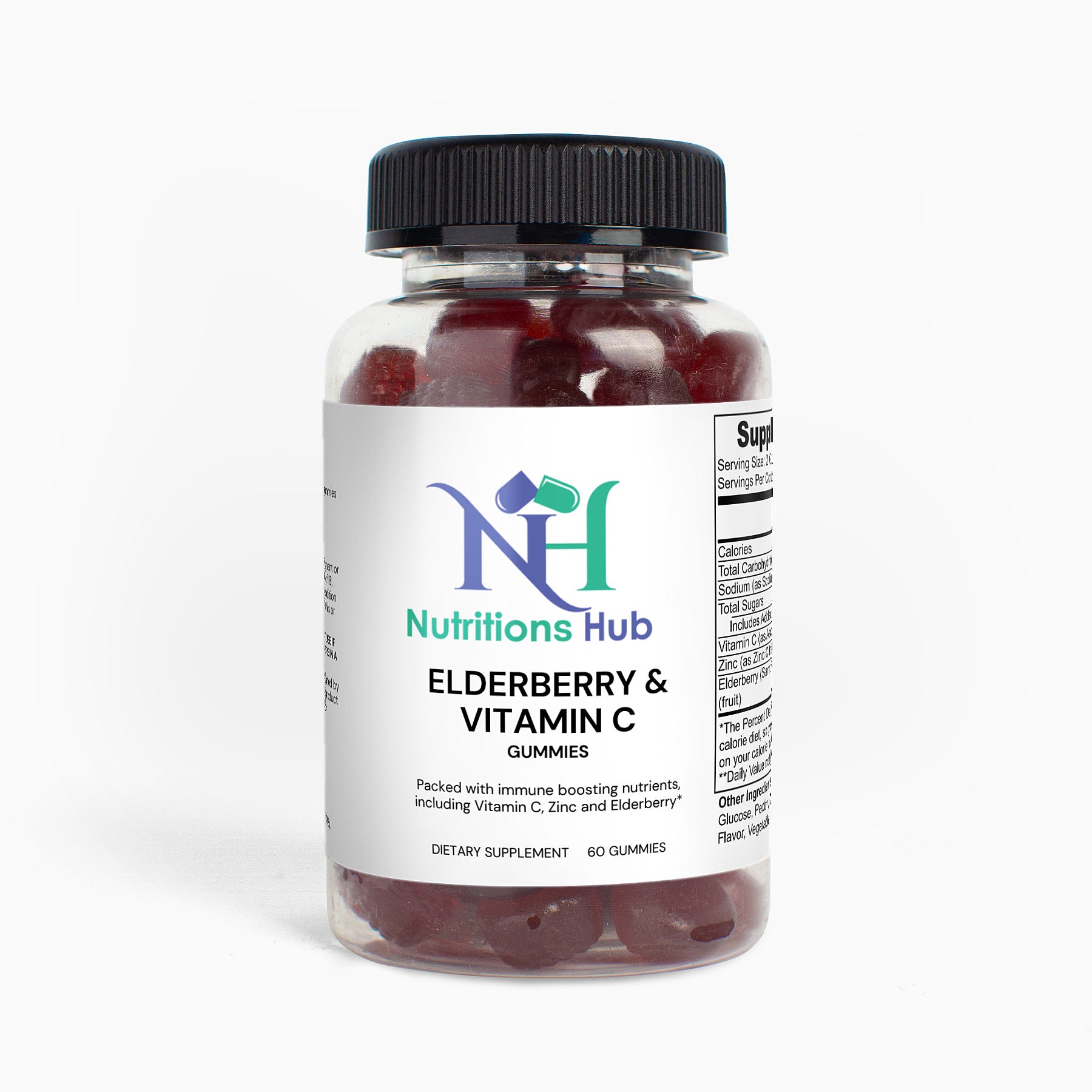 Elderberry and Vitamin C Gummies for Immune Support