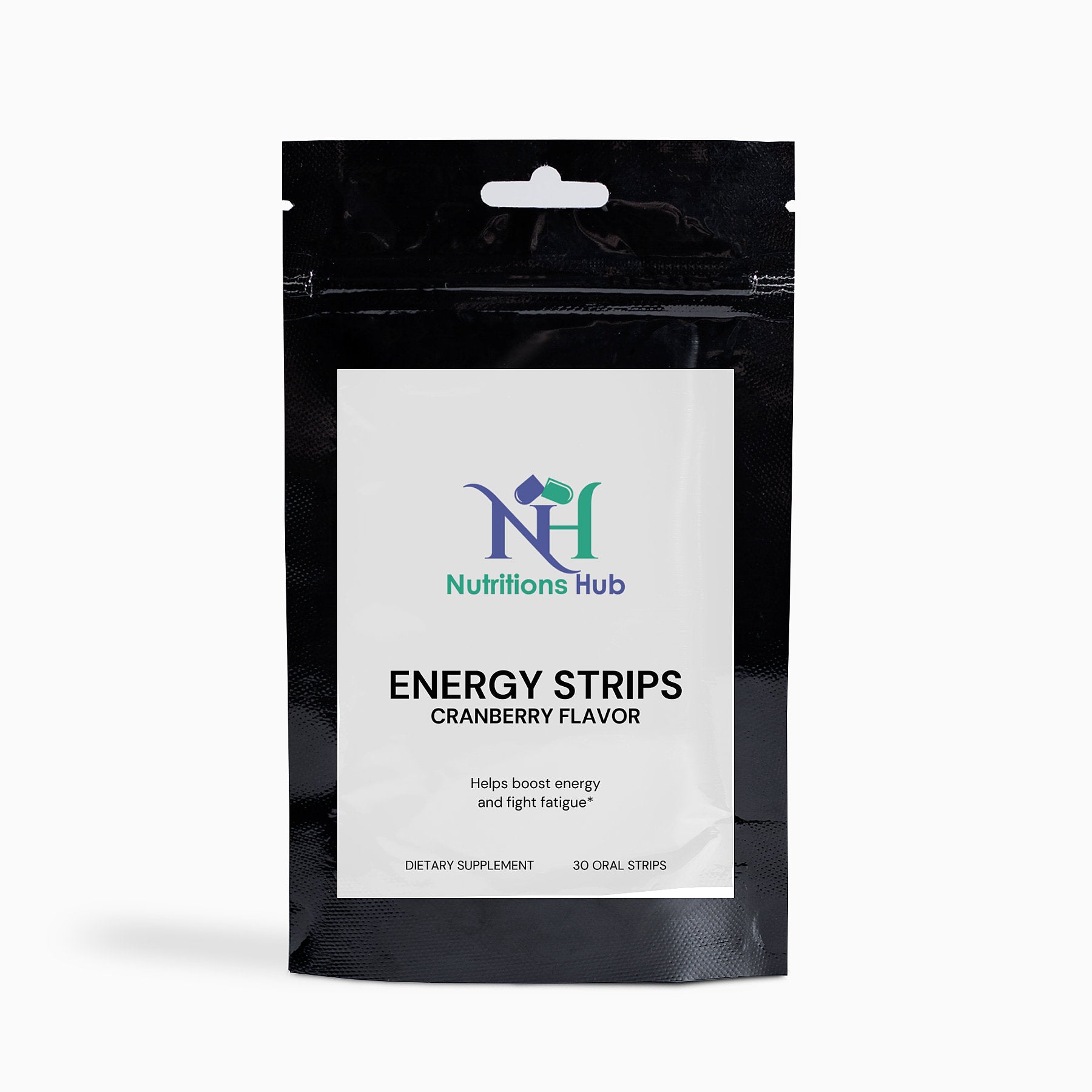 Natural energy booster strips, quick and convenient energy boost