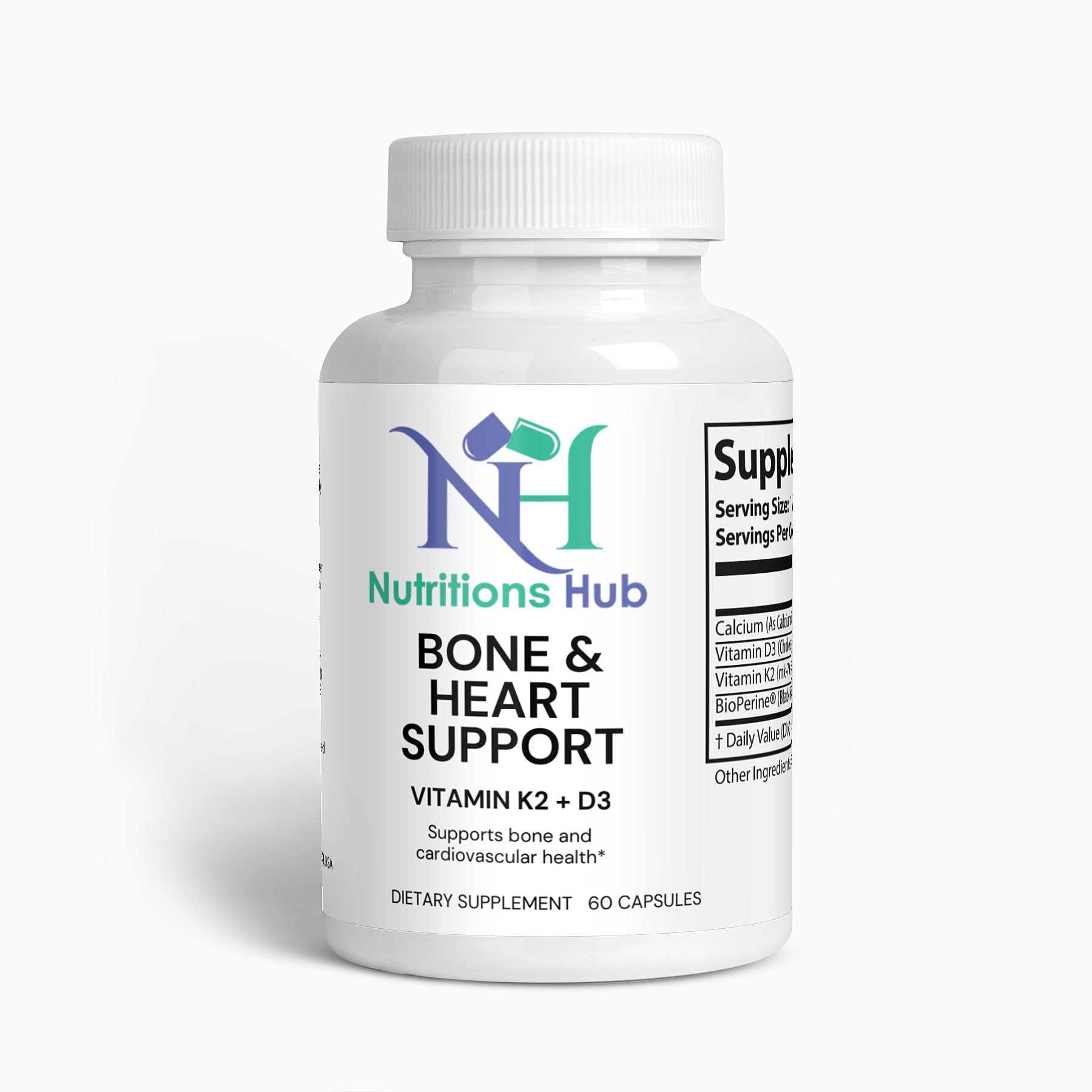 Natural bone and heart support supplements