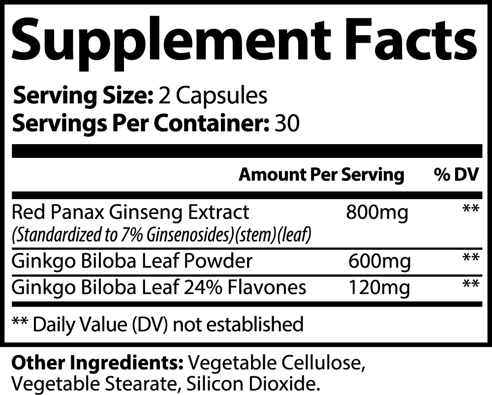 Ginkgo Biloba Ginseng: Boost Brain Power and Focus
