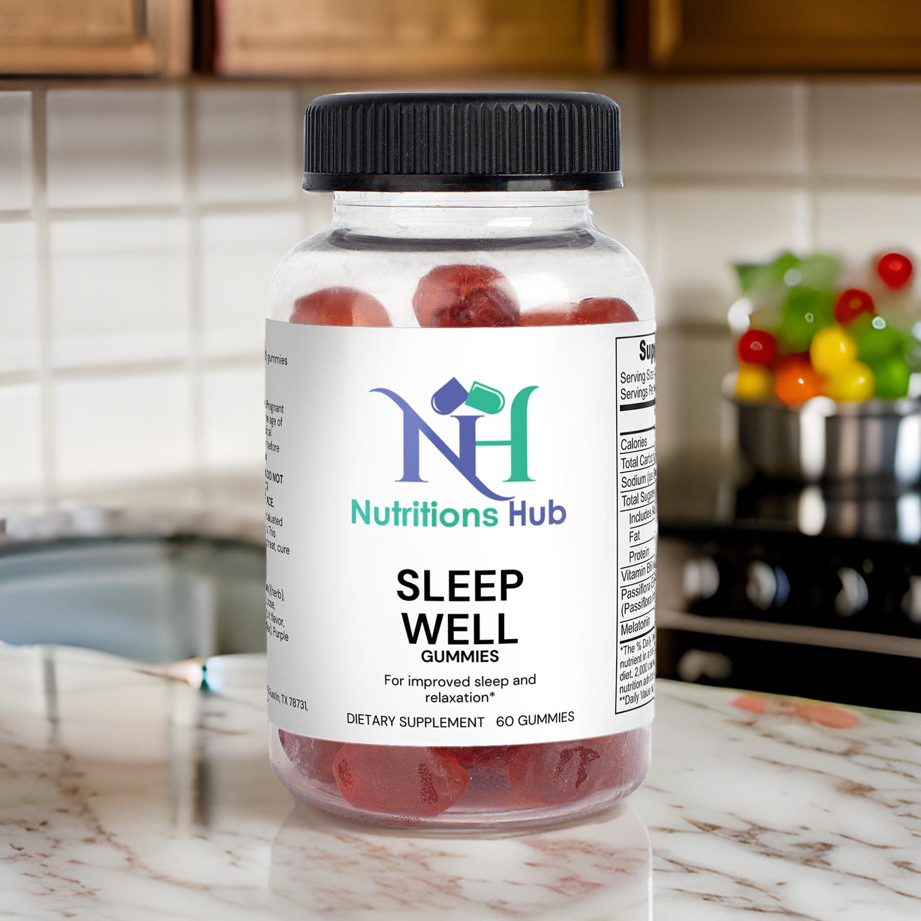 Sleep Well Gummies : Natural Sleep Aid