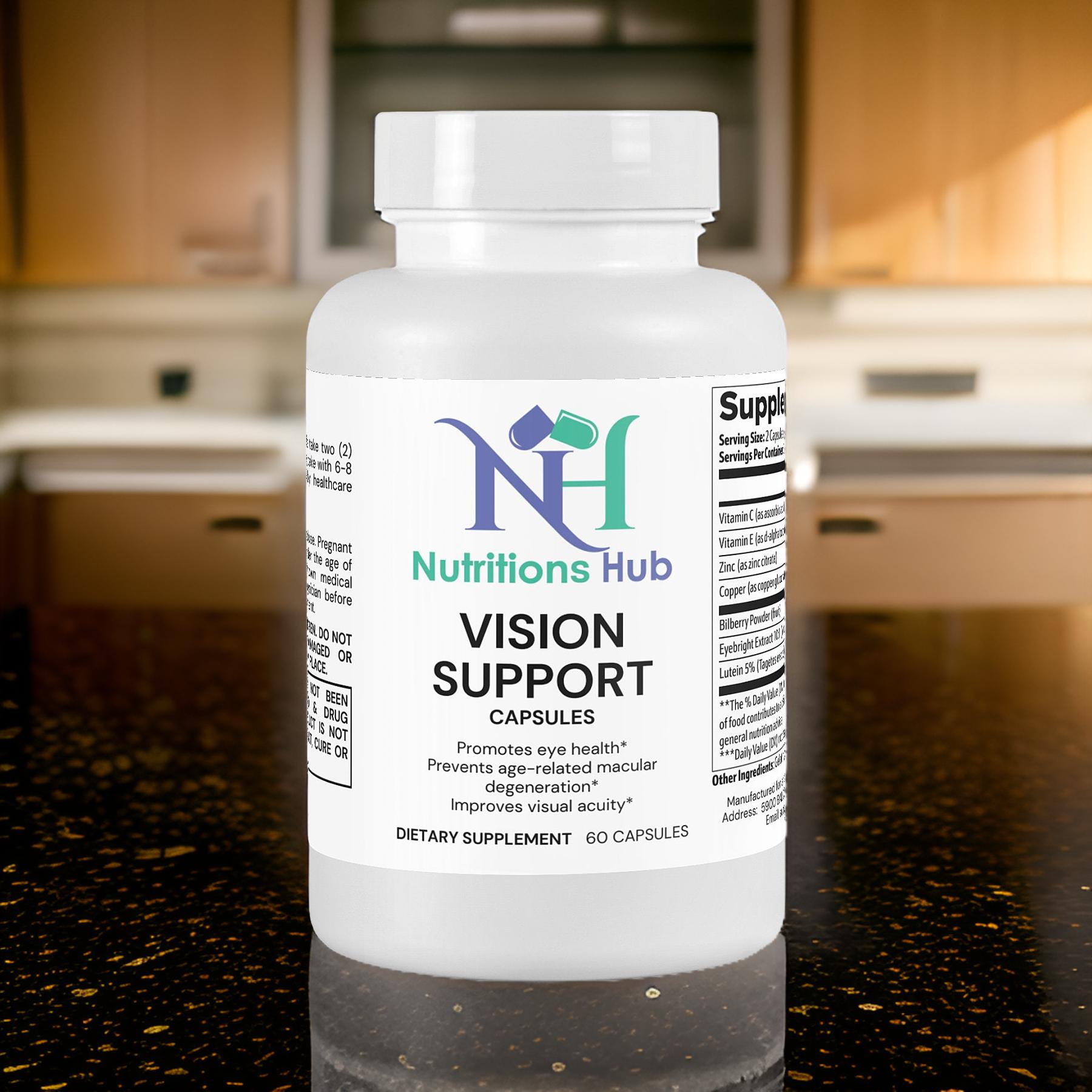 Natural Vision Support Supplements