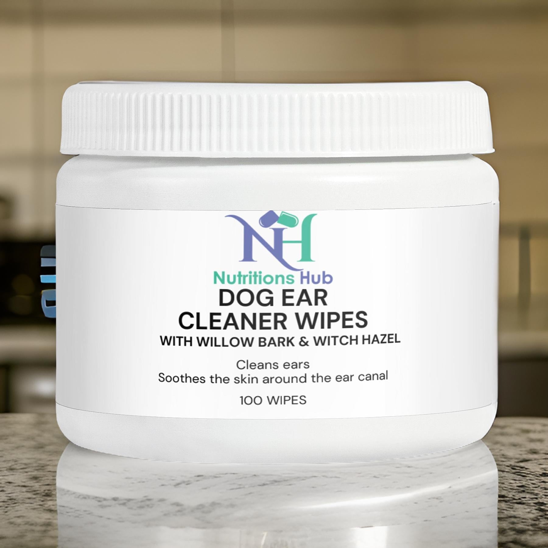 Dog Ear Cleaning Wipes - Gentle & Safe