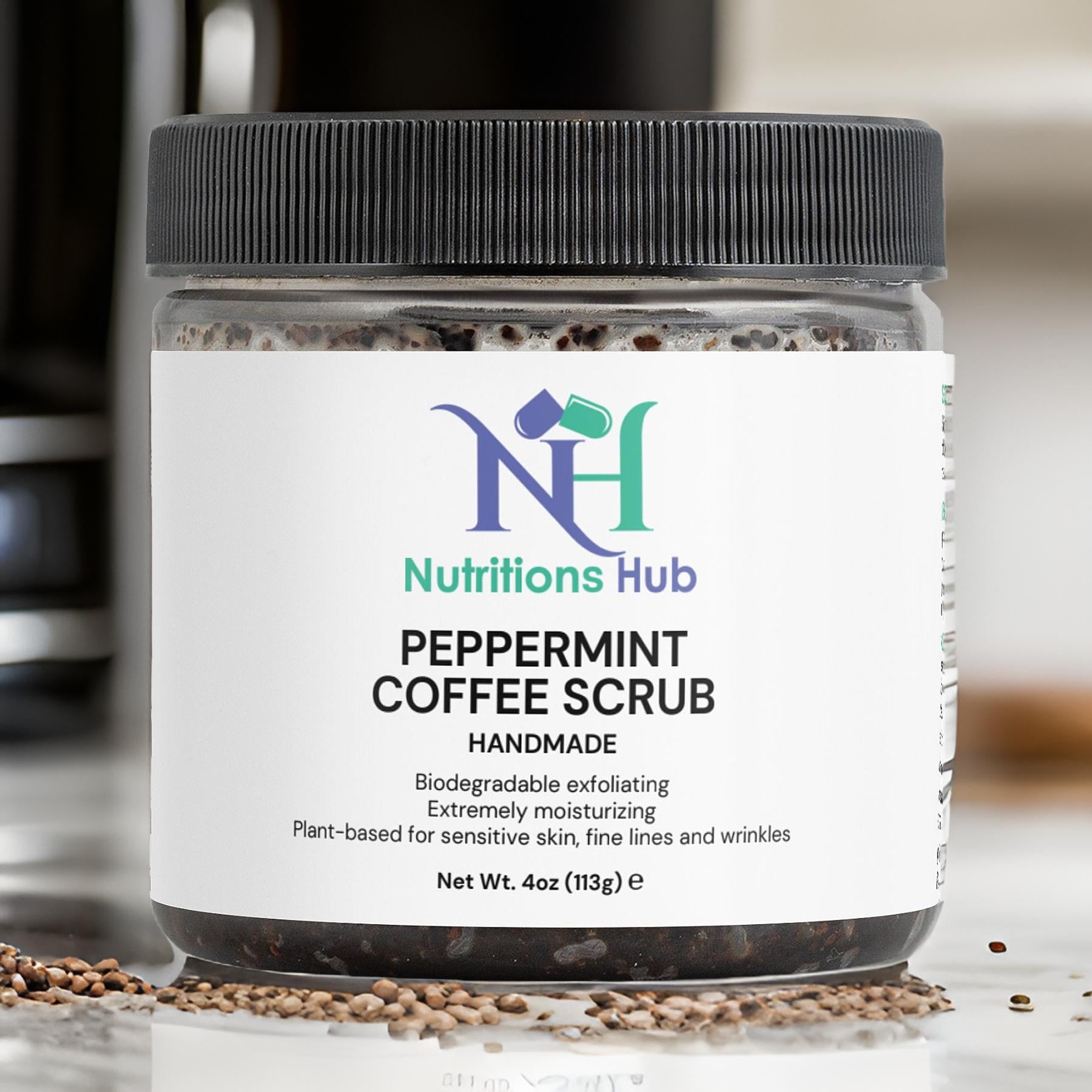 Peppermint Coffee Scrub | Exfoliate, Energize, Renew