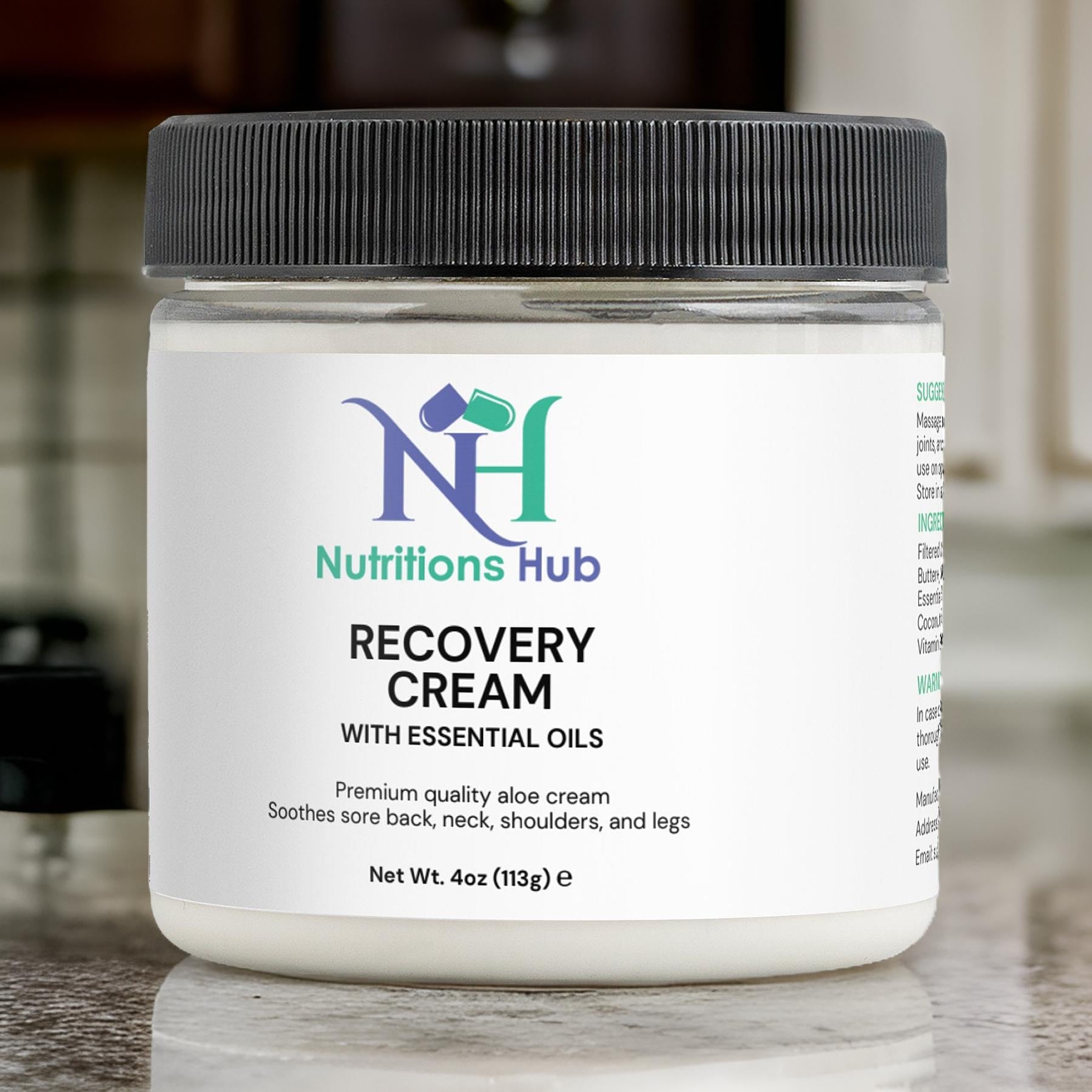 Recovery Cream: Fast Pain Relief and Muscle Recovery