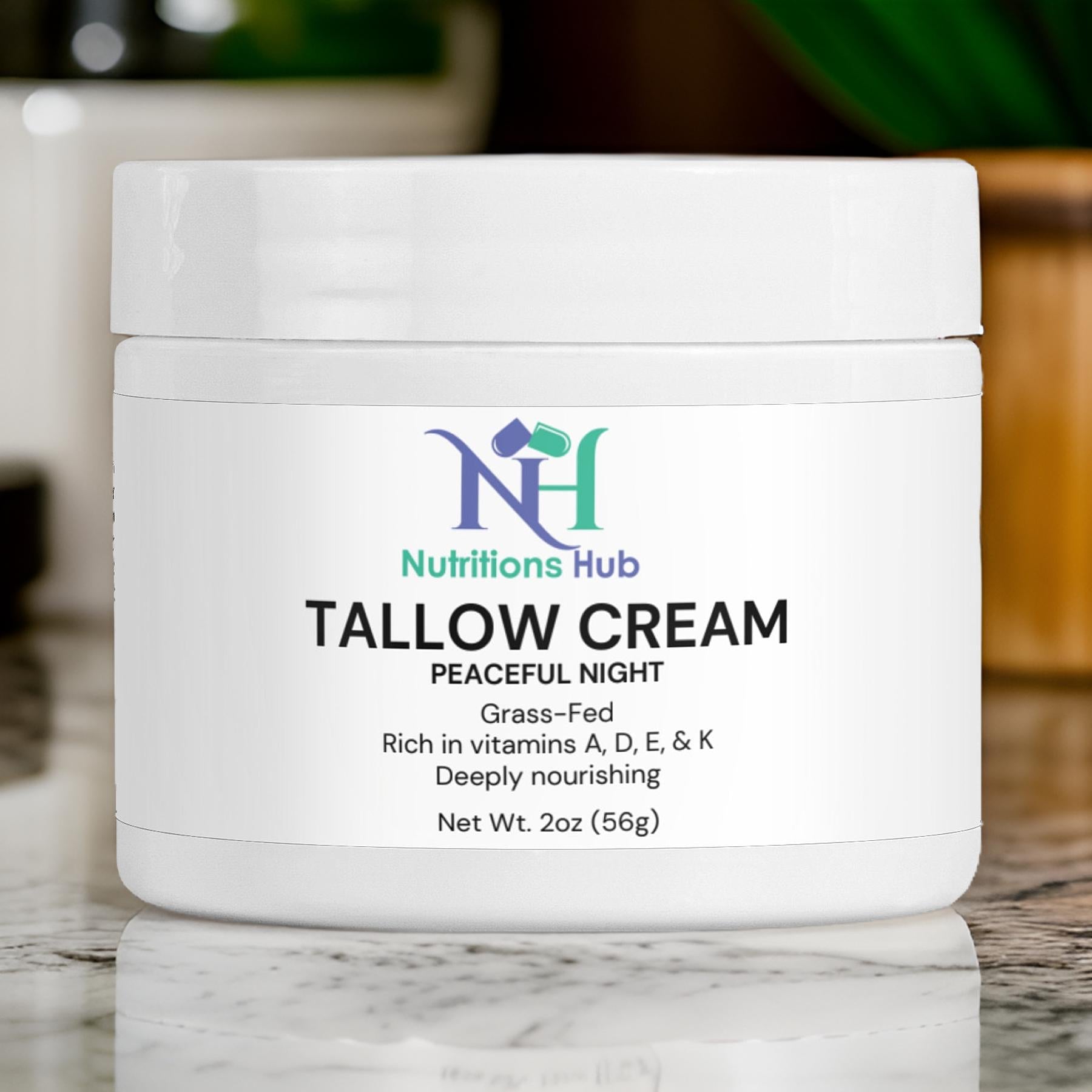 Tallow Cream Peaceful Night | Natural Moisturizer