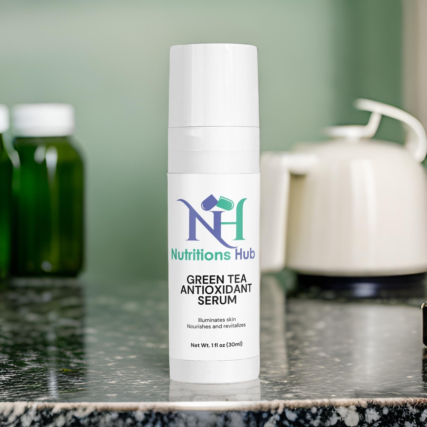 Green Tea Antioxidant Serum | Natural Anti-Aging Skin Care