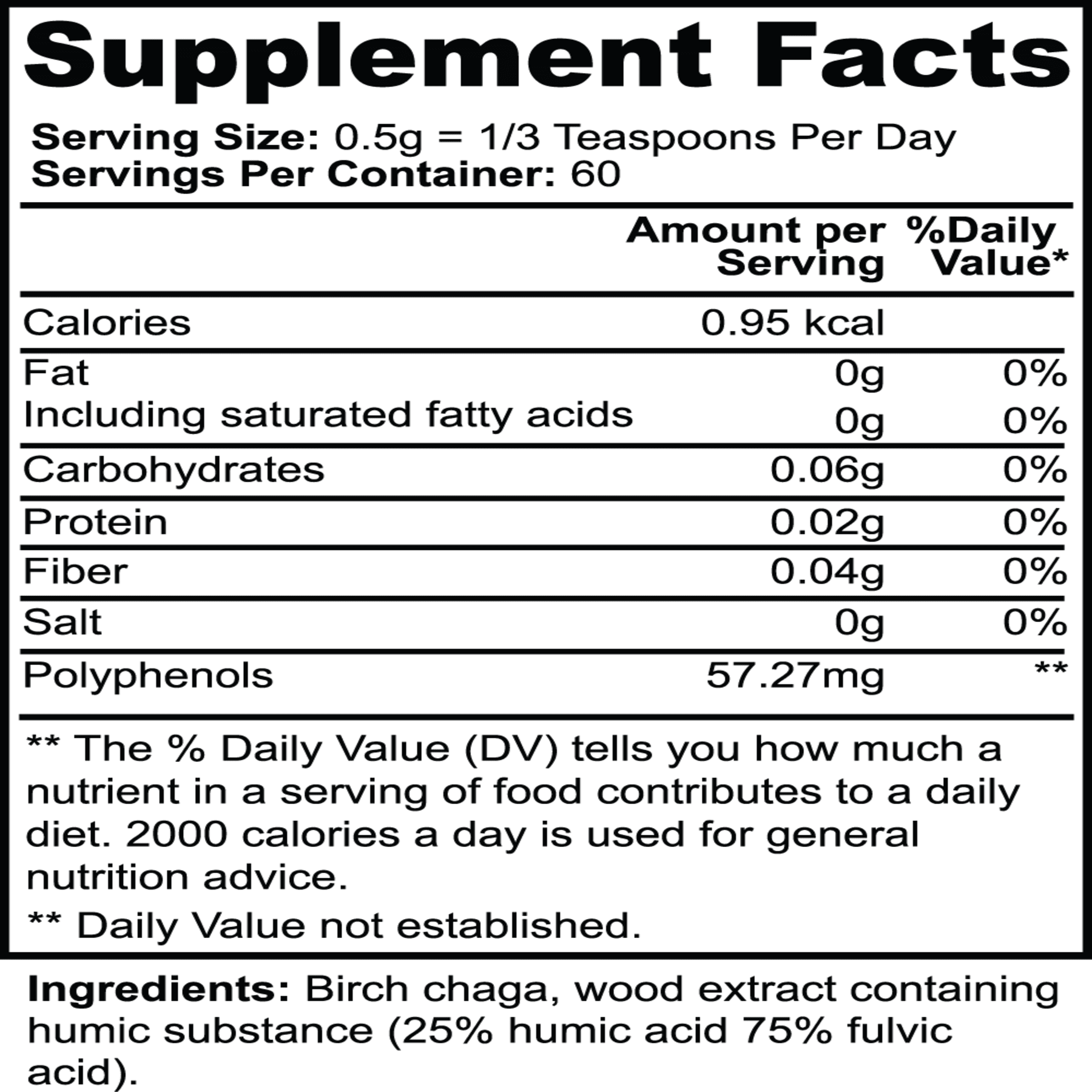 Birch Chaga Microbiome Wellness Powder: Boost Gut Health and Immunity