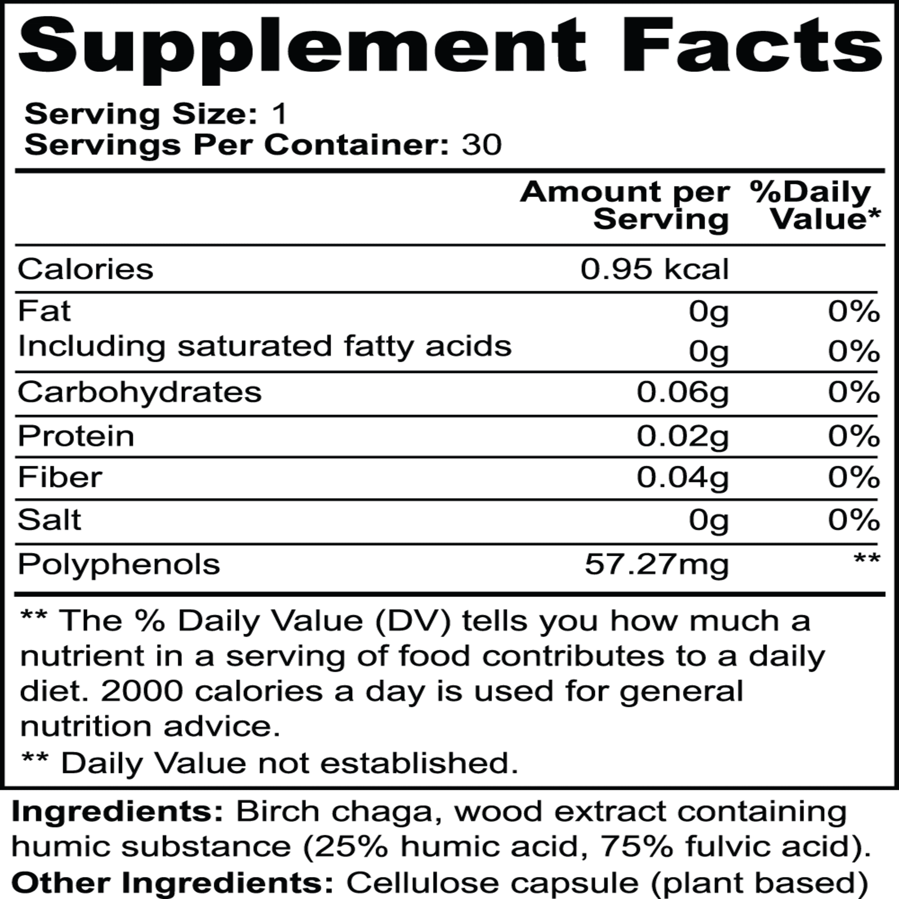 Birch Chaga Microbiome Support Caps