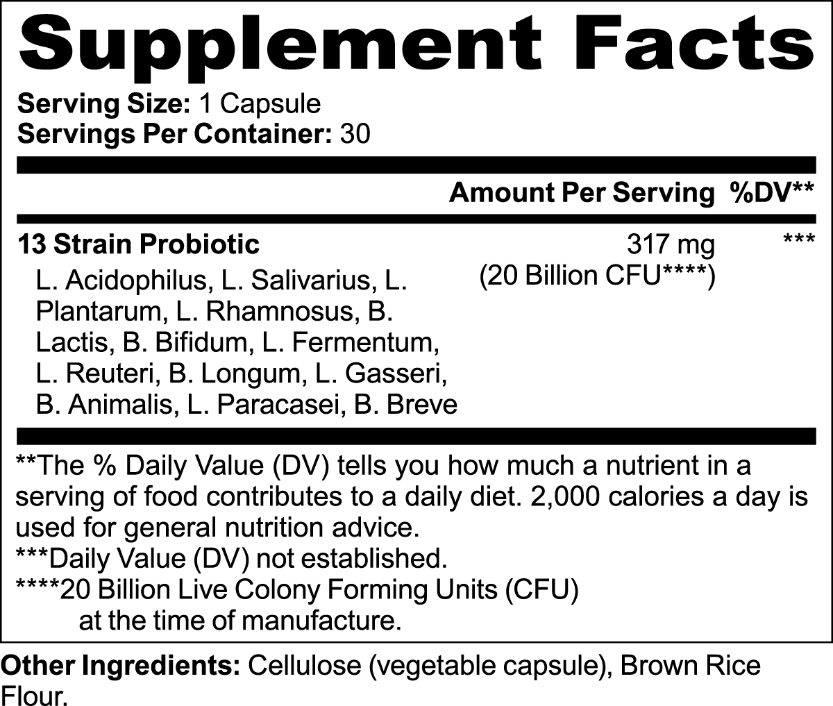 Probiotic 20 Billion for Optimal Gut Health